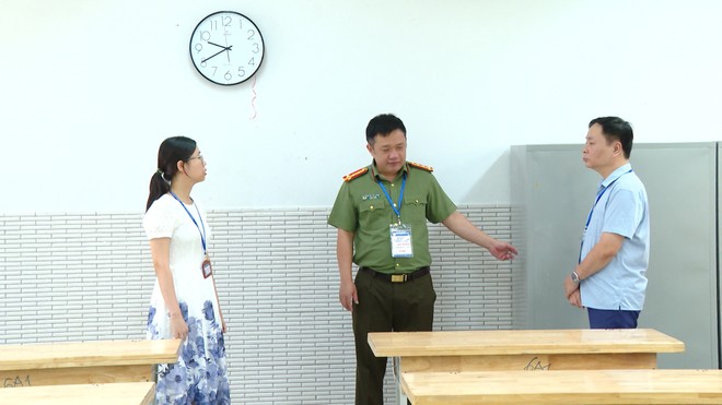 An ninh, an toàn được đảm bảo tuyệt đối tại các phòng thi