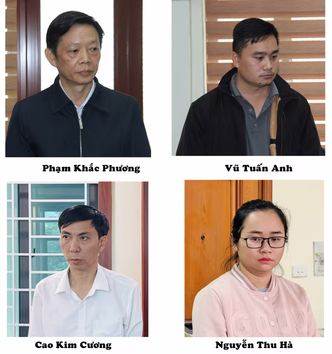 Các bị can bị Cơ quan CSĐT Công an tỉnh Lào Cai khởi tố