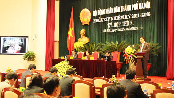 Bế mạc Kỳ họp thứ 8 - HĐND thành phố Hà Nội khóa XIV ảnh 1
