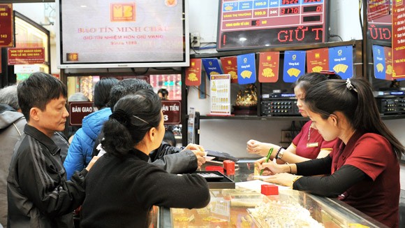 Được “săn đón” chào năm mới, giá vàng liên tục tăng ảnh 1 Được “săn đón” chào năm mới, giá vàng liên tục tăng ảnh 1