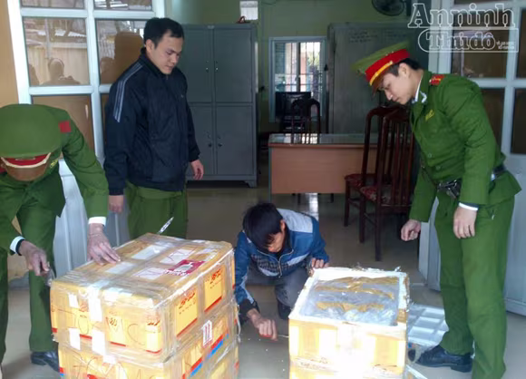 Gỗ quý, rắn biển "đi" máy bay ảnh 6 Gỗ quý, rắn biển "đi" máy bay ảnh 6