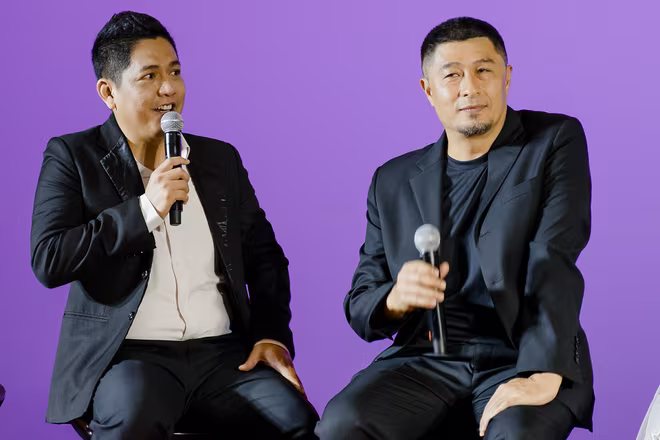 Đạo diễn Đức Thịnh và nhà sản xuất Charlie Nguyễn