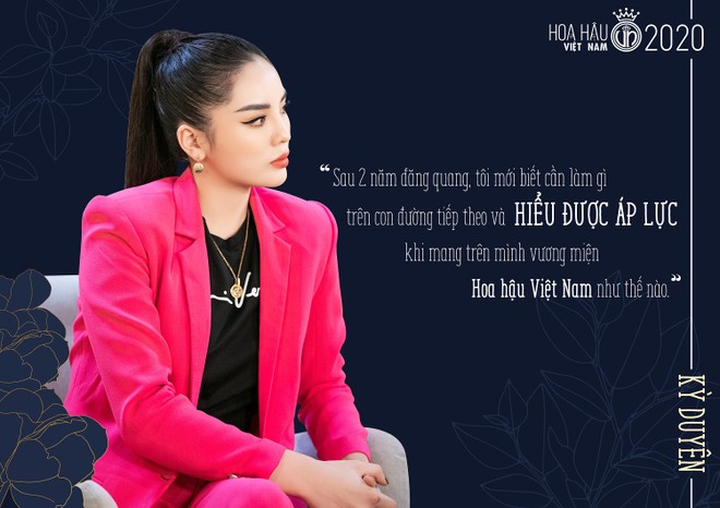 Kỳ Duyên thừa nhận cô từng gặp rất nhiều áp lực khi đội trên đầu chiếc vương miện Hoa hậu