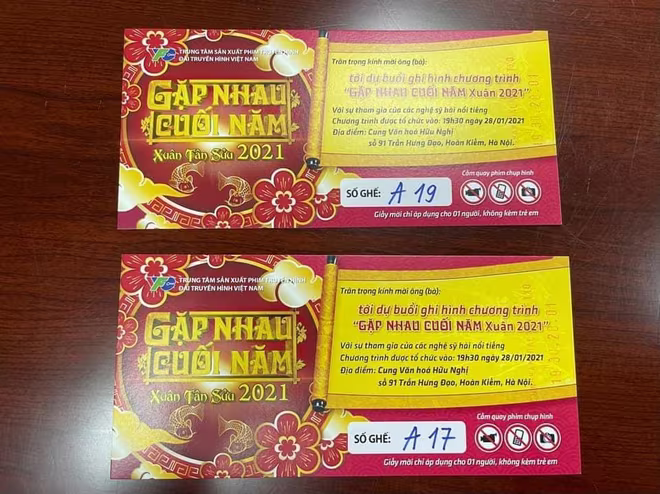 Êkip sản xuất "Táo Quân 2021" khẳng định không phát hành vé bán xem các buổi ghi hình Êkip sản xuất "Táo Quân 2021" khẳng định không phát hành vé bán xem các buổi ghi hình