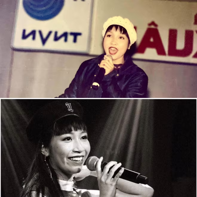 Mỹ Linh ngày trẻ (ảnh trên) và Mỹ Anh (ảnh dưới) Mỹ Linh ngày trẻ (ảnh trên) và Mỹ Anh (ảnh dưới)