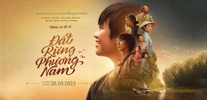 Poster phim &quot;Đất rừng phương Nam&quot; được chọn làm cover của trang Facebook &quot;Phim Đất rừng phương Nam&quot; có 12.000 người theo dõi.