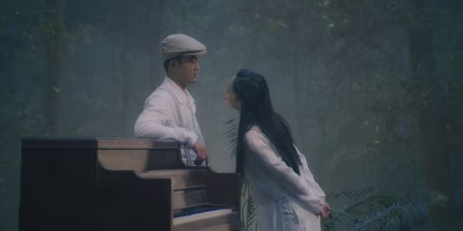 Cảnh trong phim "Đào, phở và piano" Cảnh trong phim "Đào, phở và piano"