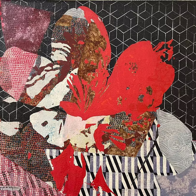 Tác phẩm "Giấc mơ hoa" của nghệ sĩ đương đại Nguyễn Thế Hùng Tác phẩm "Giấc mơ hoa" của nghệ sĩ đương đại Nguyễn Thế Hùng