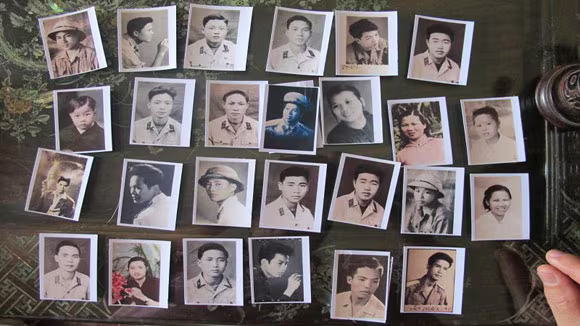 Những tấm di ảnh của các liệt sĩ trong trận đánh ác liệt năm 1966 Những tấm di ảnh của các liệt sĩ trong trận đánh ác liệt năm 1966