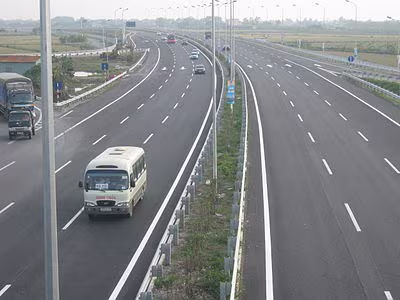 Đường cao tốc Cầu Giẽ-Ninh Bình đã được thông xe ảnh 1 Đường cao tốc Cầu Giẽ-Ninh Bình đã được thông xe ảnh 1