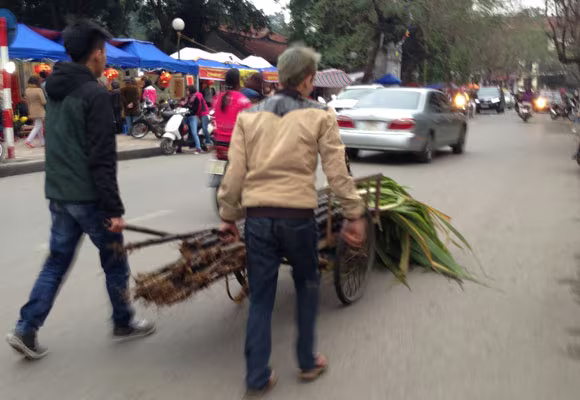 Lộc lá tràn đường, đợi đón Giao thừa ảnh 8