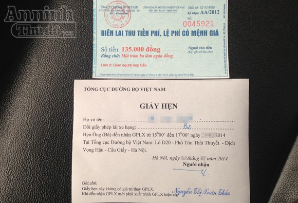 Chùm ảnh: Hướng dẫn chi tiết đổi GPLX tại Tổng cục ĐBVN ảnh 14 Chùm ảnh: Hướng dẫn chi tiết đổi GPLX tại Tổng cục ĐBVN ảnh 14