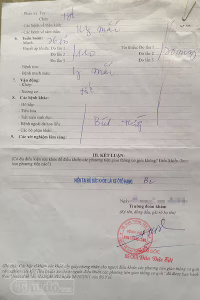 Chùm ảnh: Hướng dẫn chi tiết đổi GPLX tại Tổng cục ĐBVN ảnh 10 Chùm ảnh: Hướng dẫn chi tiết đổi GPLX tại Tổng cục ĐBVN ảnh 10