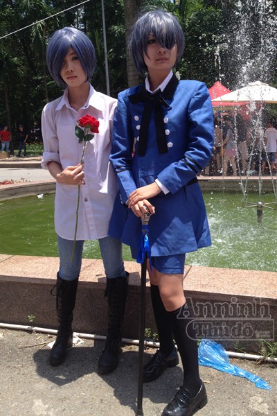 Nóng 40°C, giới trẻ Hà Nội vẫn váy áo lòa xòa, hào hứng Cosplay ảnh 4 Nóng 40°C, giới trẻ Hà Nội vẫn váy áo lòa xòa, hào hứng Cosplay ảnh 4