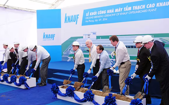 Hải Phòng: Khởi công nhà máy 30 triệu euro, sản xuất tấm thạch cao ảnh 1 Hải Phòng: Khởi công nhà máy 30 triệu euro, sản xuất tấm thạch cao ảnh 1