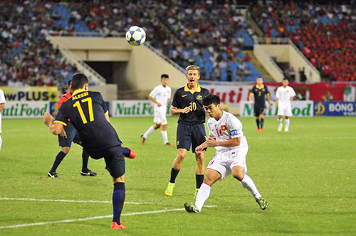 U19 Australia chơi phòng ngự với số đông bên phần sân nhà. Ảnh: SN U19 Australia chơi phòng ngự với số đông bên phần sân nhà. Ảnh: SN