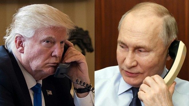 Tổng thống Mỹ Donald Trumpvà người đồng cấp Nga Vladimir Putin