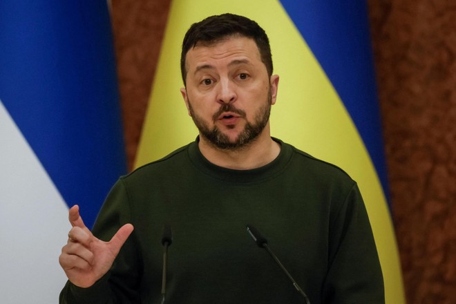 Tổng thống Ukraine Volodymyr Zelensky
