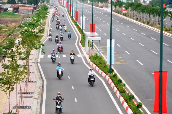 Thông xe tuyến đường hiện đại và đẹp nhất TP.HCM  ảnh 4