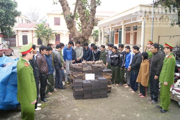 Bắt 22 đối tượng trộm cắp tài sản trị giá gần 500 triệu đồng ảnh 1 Bắt 22 đối tượng trộm cắp tài sản trị giá gần 500 triệu đồng ảnh 1