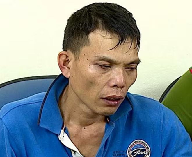 Đối tượng Ương bị lực lượng Công an bắt giữ Đối tượng Ương bị lực lượng Công an bắt giữ