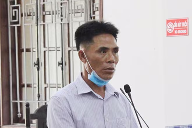 Bị cáo Bùi Văn Thiên tại phiên tòa xét xử