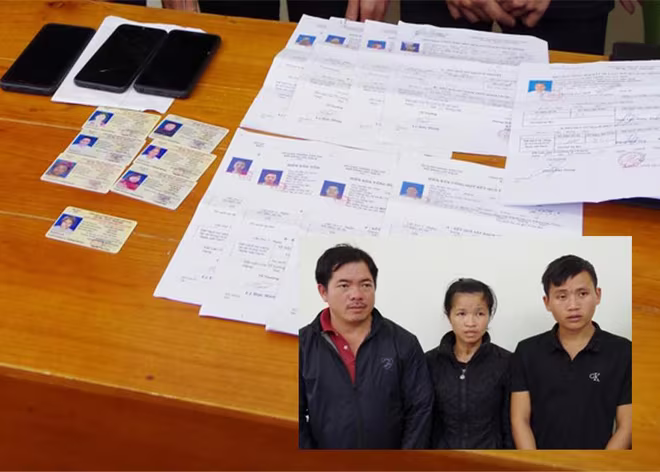 Các đối tượng và tang vật Các đối tượng và tang vật