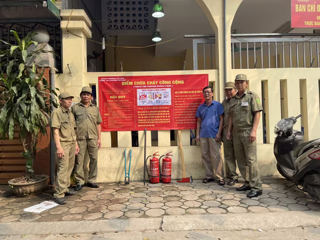 Điểm chữa cháy công cộng tại phường Tứ Liên Điểm chữa cháy công cộng tại phường Tứ Liên