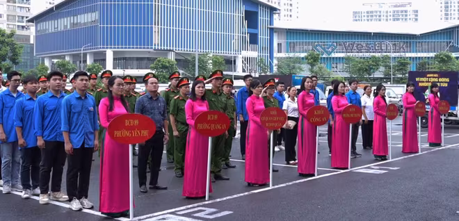 Các ban ngành, đoàn thể quận Tây Hồ tham gia Lễ phát động hưởng ứng Tháng hành động và ngày toàn dân phòng, chống ma túy năm 2024