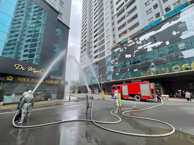 Tình huống diễn tập phương án Chữa cháy và CNCH tại tòa nhà CT2A Tình huống diễn tập phương án Chữa cháy và CNCH tại tòa nhà CT2A