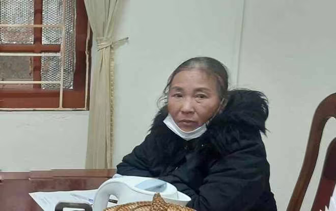 Nguyễn Thị Mai tại cơ quan công an Nguyễn Thị Mai tại cơ quan công an