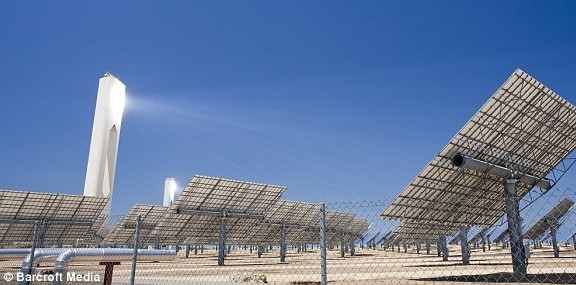 Tháp năng lượng mặt trời ảnh 1 Tháp năng lượng mặt trời ảnh 1