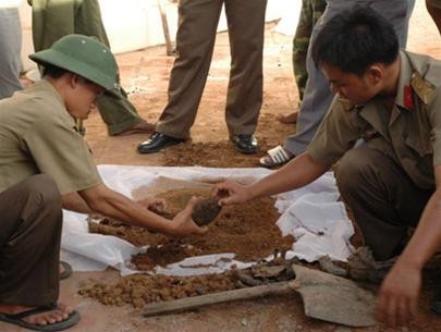 Phát hiện 5 hài cốt liệt sĩ ảnh 1 Phát hiện 5 hài cốt liệt sĩ ảnh 1