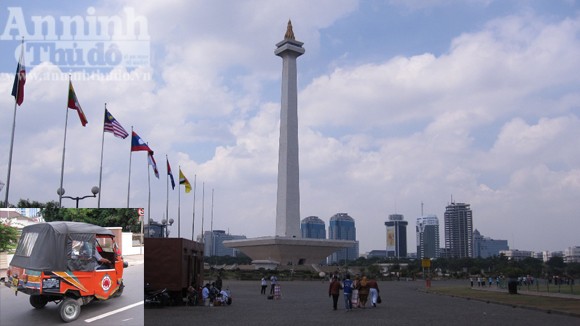 "Cưỡi" Bajai xem Jakarta ảnh 1 "Cưỡi" Bajai xem Jakarta ảnh 1
