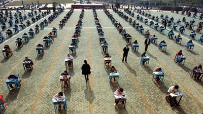 Thi ngoài trời để tránh gian lận ảnh 1 Thi ngoài trời để tránh gian lận ảnh 1