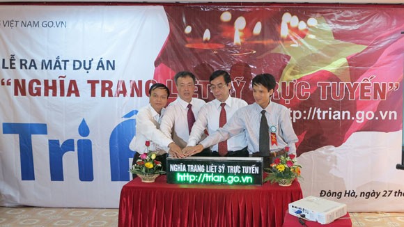 Ra mắt “Nghĩa trang Liệt sỹ trực tuyến” ảnh 1 Ra mắt “Nghĩa trang Liệt sỹ trực tuyến” ảnh 1