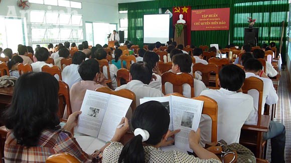 Triển khai giảng dạy chủ quyền biển, đảo Hoàng Sa, Trường Sa ảnh 1 Triển khai giảng dạy chủ quyền biển, đảo Hoàng Sa, Trường Sa ảnh 1
