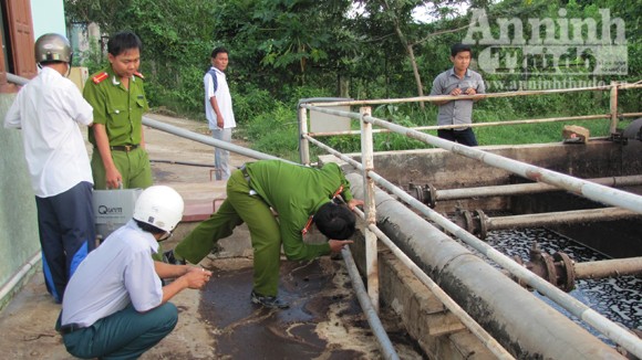 Bãi rác xả nước thải khiến dòng suối chuyển màu đen kịt ảnh 2 Bãi rác xả nước thải khiến dòng suối chuyển màu đen kịt ảnh 2
