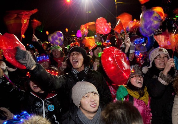 Người dân thế giới đón mừng năm mới 2013 ảnh 16 Người dân thế giới đón mừng năm mới 2013 ảnh 16