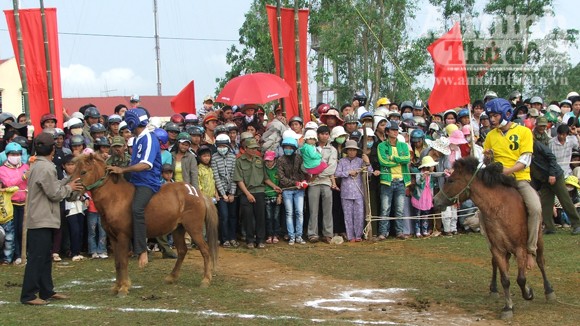 Đầu xuân, kỵ sĩ "chân đất" đua ngựa gò Thì Thùng ảnh 3 Đầu xuân, kỵ sĩ "chân đất" đua ngựa gò Thì Thùng ảnh 3