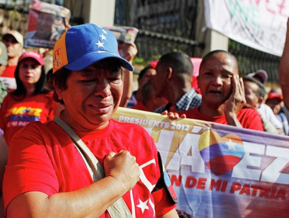 Hình ảnh lễ đưa tiễn linh cữu cố tổng thống Hugo Chavez ảnh 2 Hình ảnh lễ đưa tiễn linh cữu cố tổng thống Hugo Chavez ảnh 2
