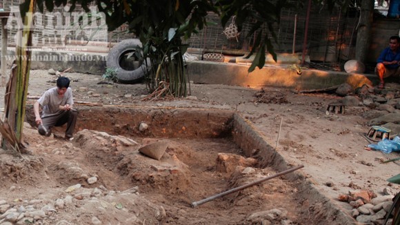 Phát hiện những dấu tích đầu tiên nghi là di tích thành Sam Mứn thời Lê ảnh 1 Phát hiện những dấu tích đầu tiên nghi là di tích thành Sam Mứn thời Lê ảnh 1