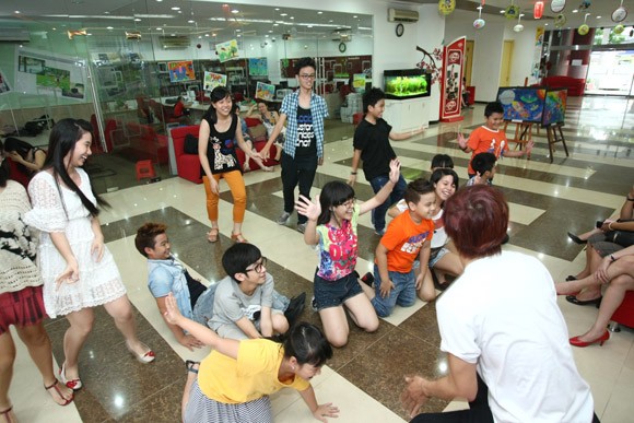 "Đột nhập" hậu trường thí sinh Giọng hát Việt nhí ảnh 4 "Đột nhập" hậu trường thí sinh Giọng hát Việt nhí ảnh 4
