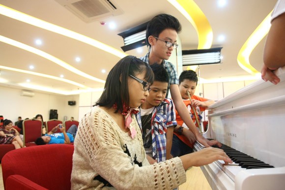 "Đột nhập" hậu trường thí sinh Giọng hát Việt nhí ảnh 9 "Đột nhập" hậu trường thí sinh Giọng hát Việt nhí ảnh 9
