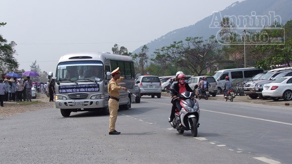 Quảng Bình: Lực lượng CSGT đã hoàn thành nhiệm vụ trong Lễ Quốc tang ảnh 1 Quảng Bình: Lực lượng CSGT đã hoàn thành nhiệm vụ trong Lễ Quốc tang ảnh 1