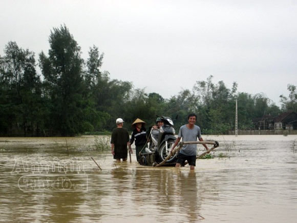 Nghệ An: 2.430 ngôi nhà chìm trong biển nước ảnh 3 Nghệ An: 2.430 ngôi nhà chìm trong biển nước ảnh 3