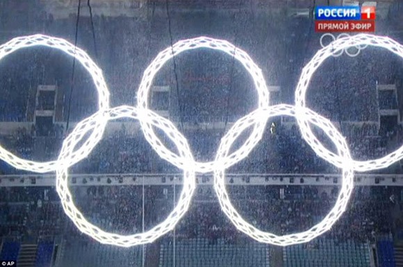 Olympic Sochi 2014 chính thức khai mạc với màn pháo hoa rực rỡ ảnh 3 Olympic Sochi 2014 chính thức khai mạc với màn pháo hoa rực rỡ ảnh 3