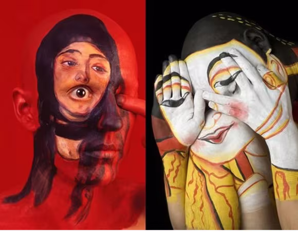 Những tác phẩm nghệ thuật khác thường trên cơ thể ảnh 6