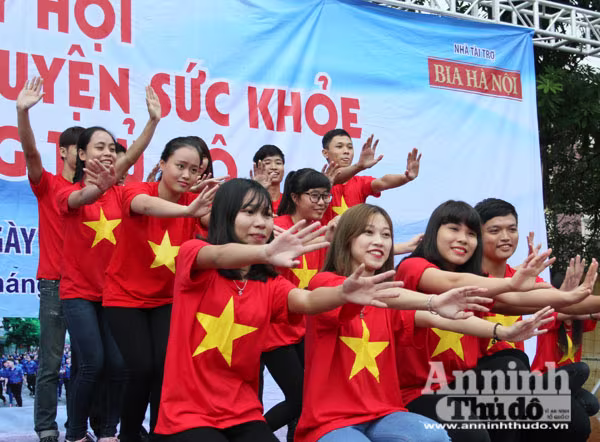Háo hức Ngày hội Tuổi trẻ rèn luyện sức khỏe xây dựng Thủ đô ảnh 9 Háo hức Ngày hội Tuổi trẻ rèn luyện sức khỏe xây dựng Thủ đô ảnh 9