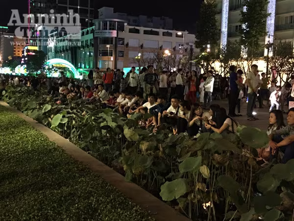 Không khí hân hoan chào đón năm mới 2016 trên khắp mọi miền Tổ quốc ảnh 45